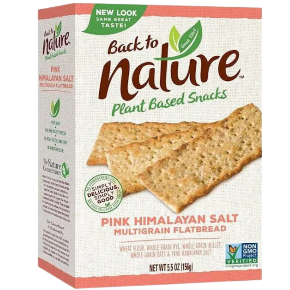 Back to Nature Pink Himalayan Salt Flatbread Cracker