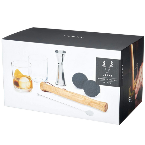 7Piece Muddled Cocktail Set – White Horse Wine and Spirits