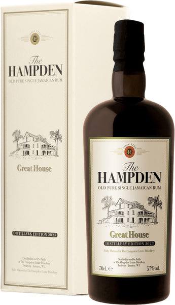 Hampden Great House Old Single Jamaican Rum 2023 – White Horse