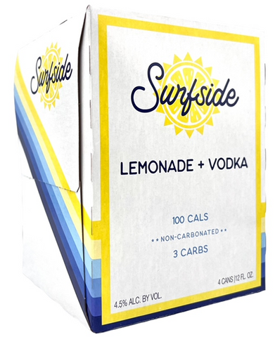 SurfSide Vodka and Lemonade 4pk Cans