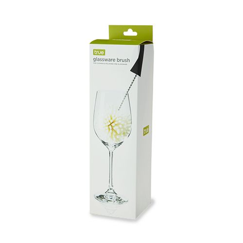 True Glassware Cleaning Brush White Horse Wine and Spirits