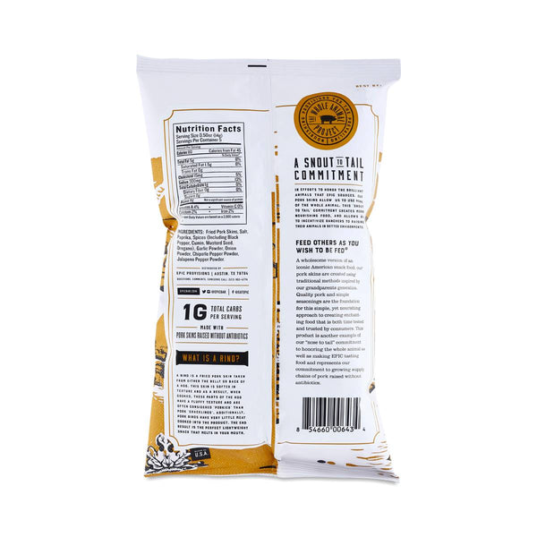 Epic Pork Rinds BBQ White Horse Wine and Spirits