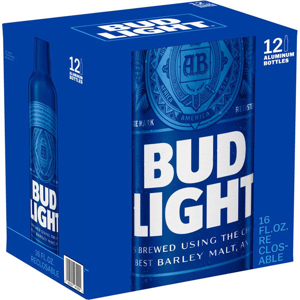 Bud Light Aluminum 16oz Bottles 12pk – White Horse Wine and Spirits