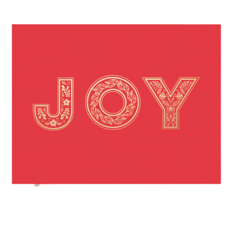 2021 Co. Ornate "Joy" Holiday Card
