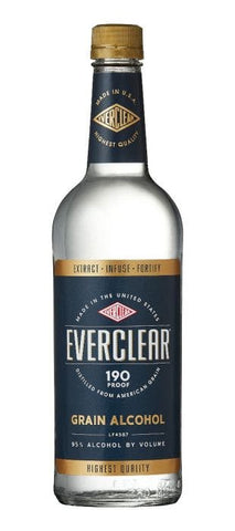 Everclear Grain Alcohol 190 Proof 1.75L