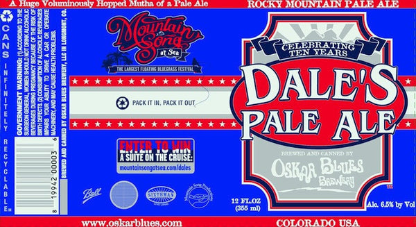 Oskar Blues Dales Pale Ale 6Pk Cans – White Horse Wine and Spirits