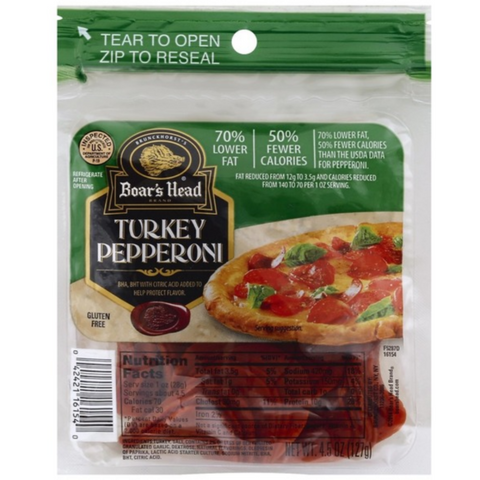 Boar's Head Turkey Pepperoni Slices