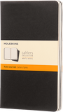 Moleskine Notebook: Black Large Ruled Cahier [Set of 3]