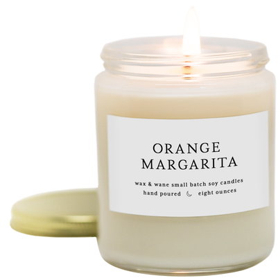 Wax and Wane Candle: Orange Margarita
