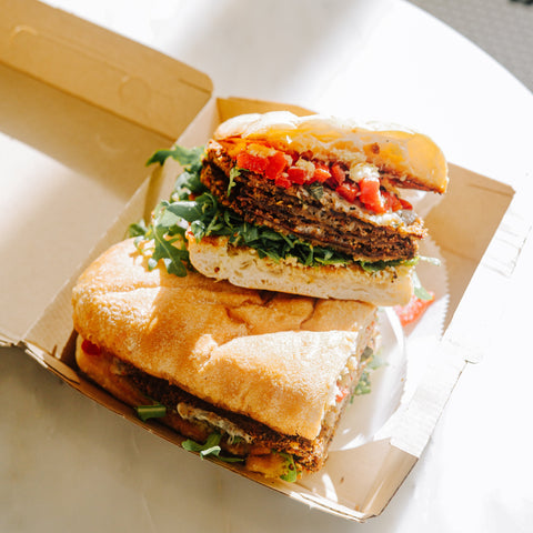 Crispy Eggplant Sandwich