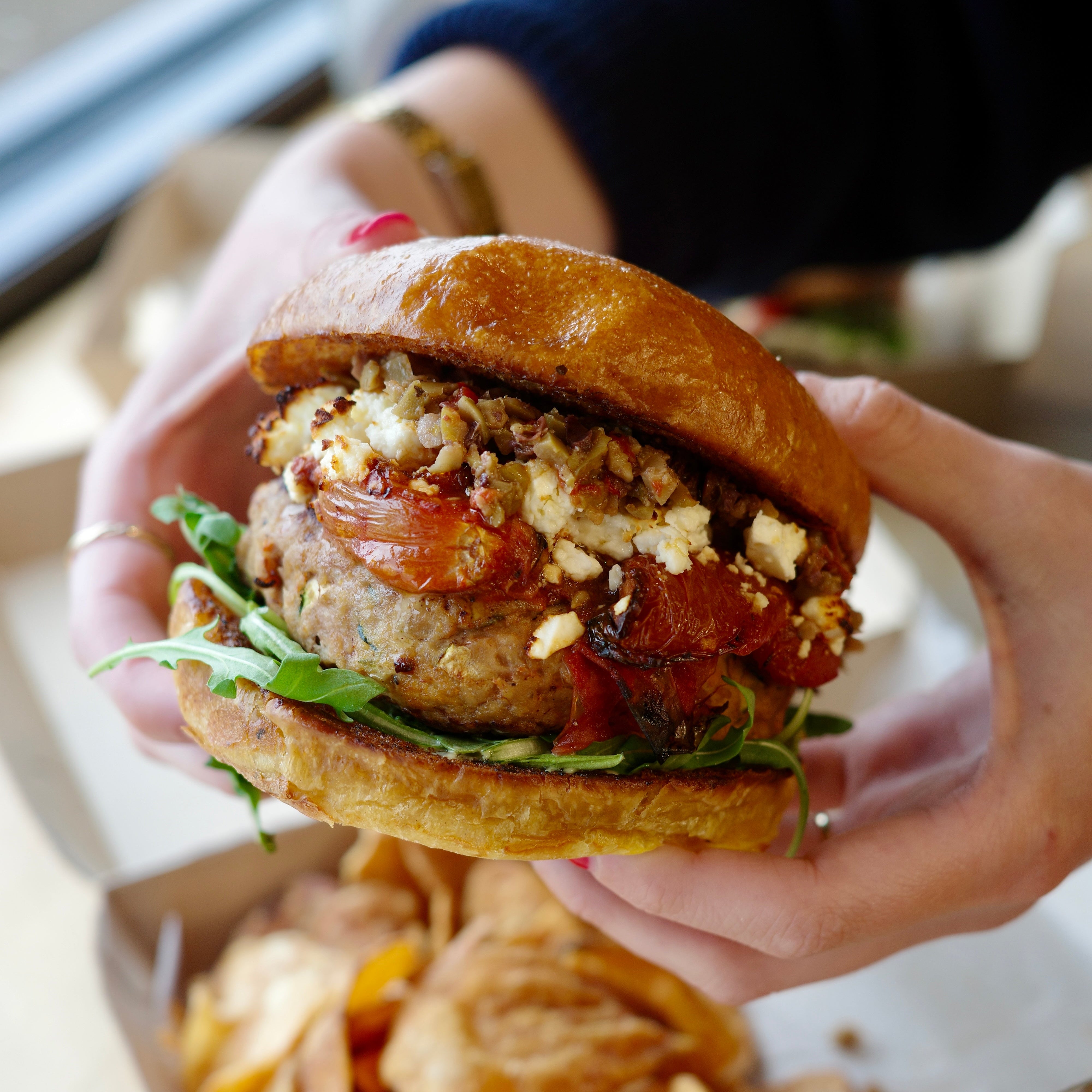Greek Turkey Burger