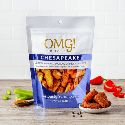 OMG! PRETZELS: Old Bay (Chesapeake)