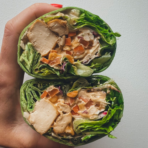 Crunchy Tofu Wrap