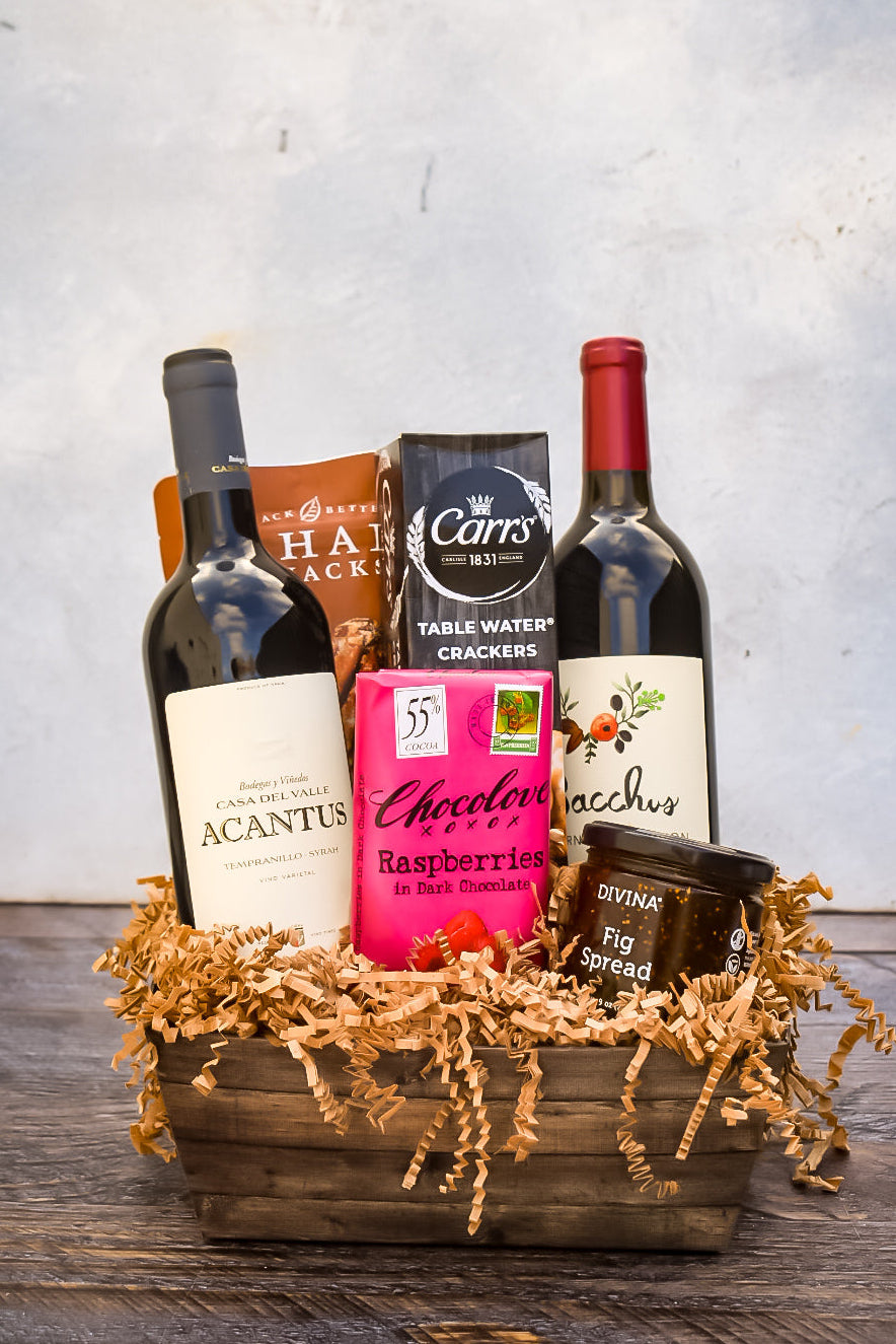 GIFT BASKET RED WINE & CHEESE NIGHT 2026