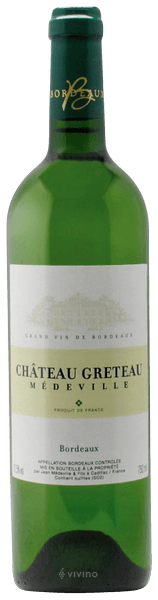 Chateau Greteau Bordeaux Blanc