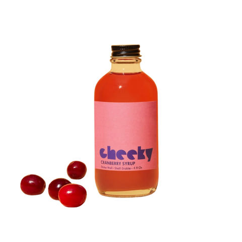 Cheeky Cocktails Cranberry Syrup 4oz.