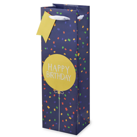 Birthday Confetti Wine Bag