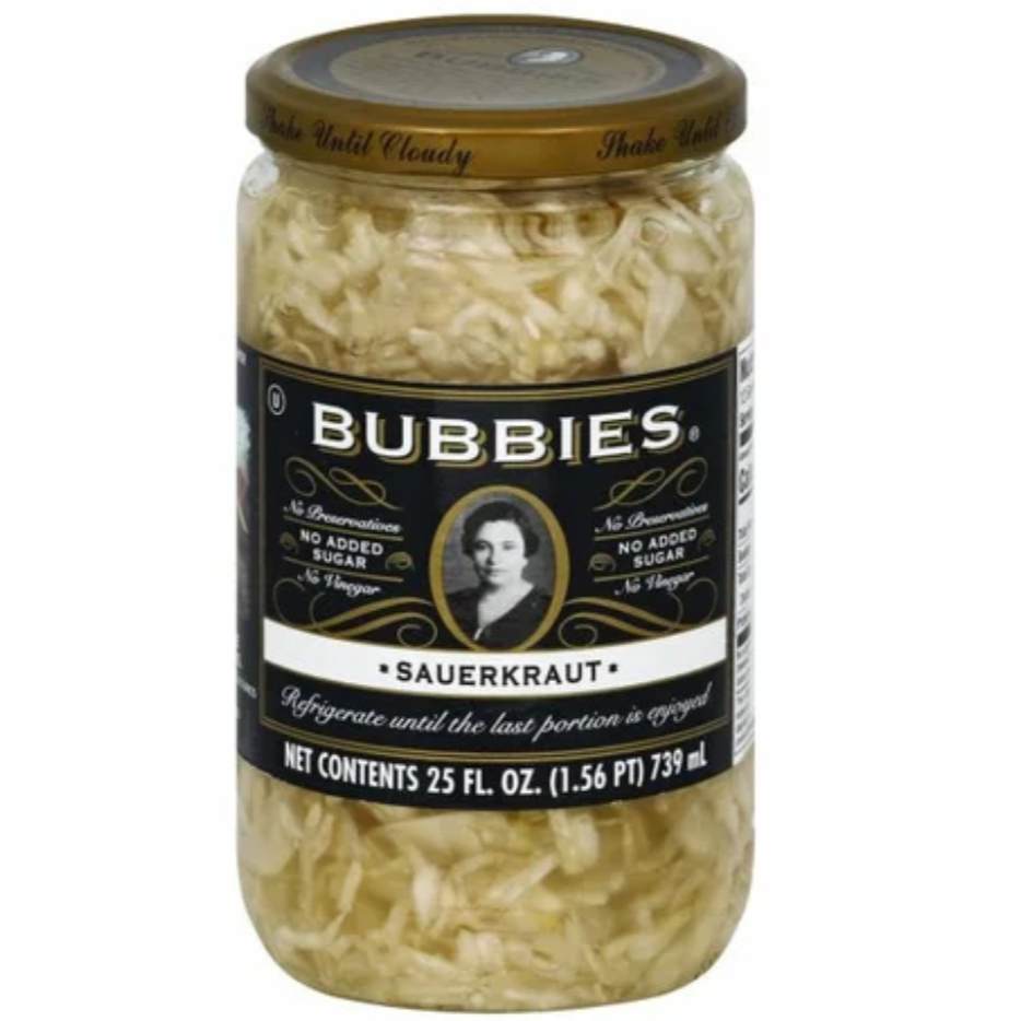 Bubbies Naturally Fermented Sauerkraut