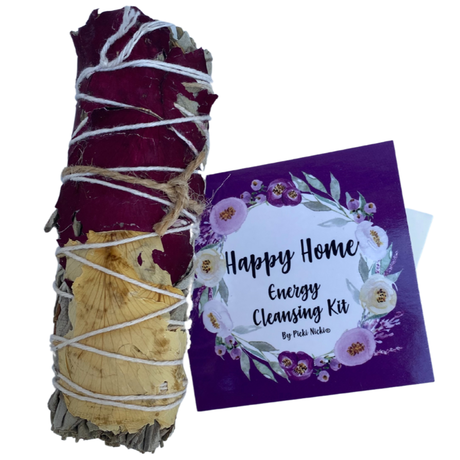 Picki Nicki White Sage Stick With Rose Petals White Horse Wine And picki-nicki-white-sage-stick-with-rose-petals-white-horse-wine-and