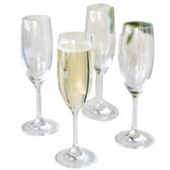 Cuvée Champagne Flutes [4-pack]