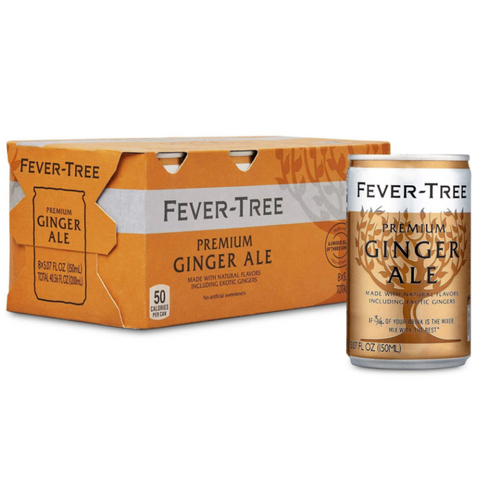 Fever Tree Ginger Ale 8pk Cans