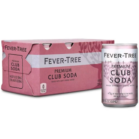 Fever Tree Club Soda 8-PK Cans