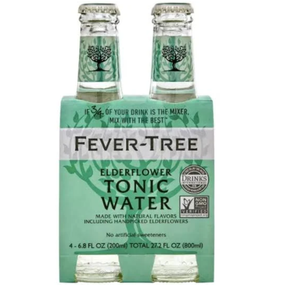 Fever Tree Elderflower Tonic Water - 4pk Bottles