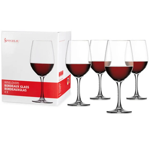 Wine Lovers Bordeaux Glasses [4-pack]