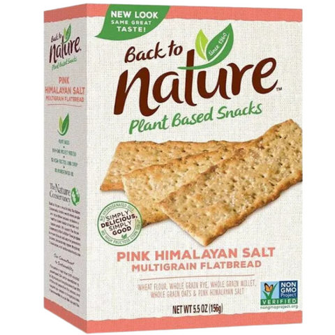 Back to Nature Pink Himalayan Salt Flatbread Cracker