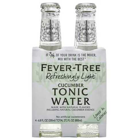 Fever Tree Cucumber Tonic Water - 4pk Bottles