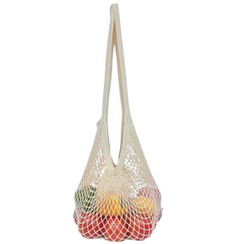 Eco Bags: Long Handle - Natural Color