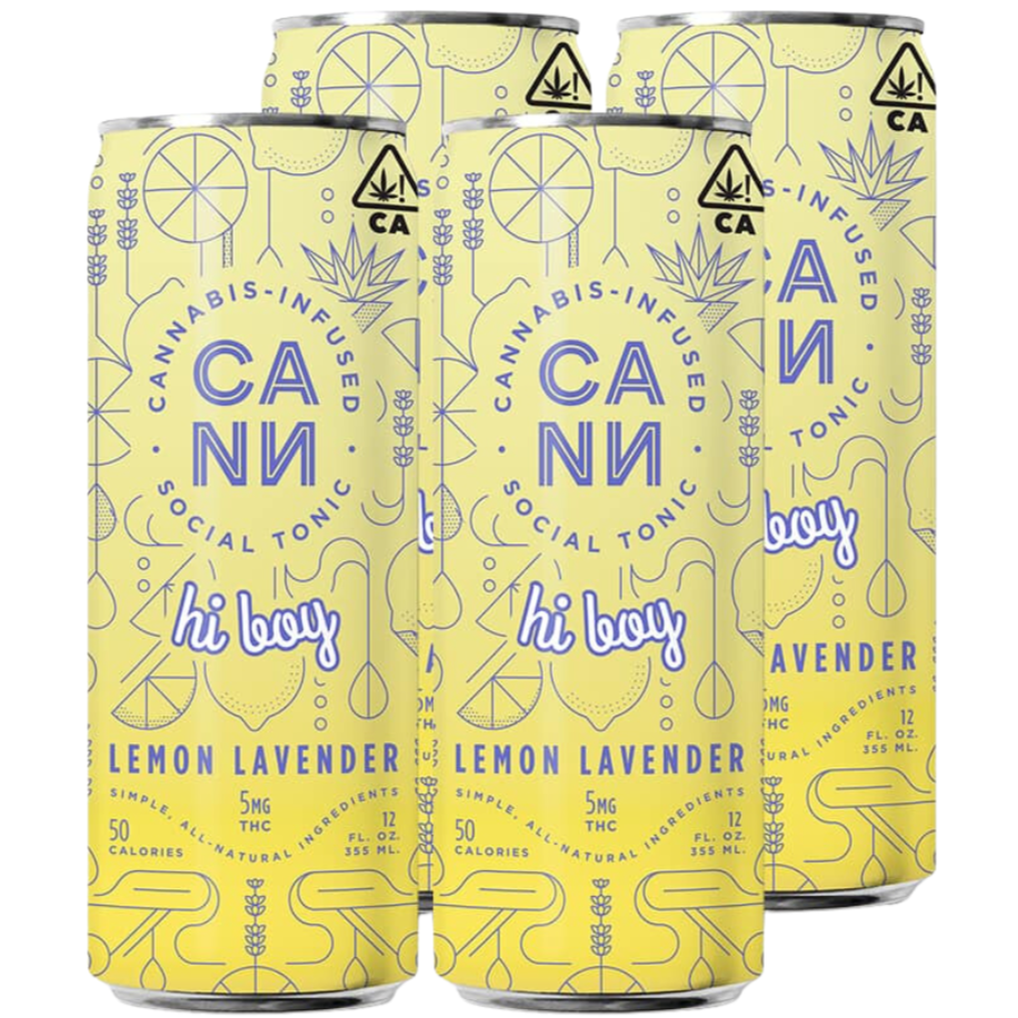 Cann 5mg Lemon Lavender 4pk Can