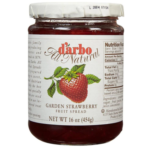 D'Arbo Garden Strawberry Fruit Spread