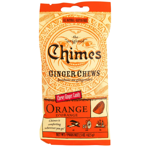 Chimes Ginger Chews: Orange Pouch