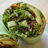 Sesame Avocado Hummus Wrap