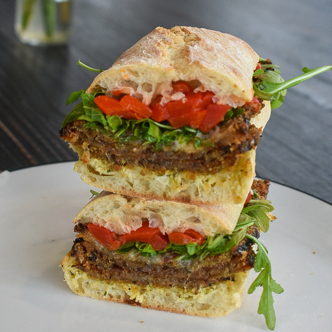 Crispy Eggplant Sandwich