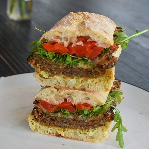 Crispy Eggplant Sandwich
