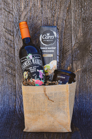 Red Wine Gift Basket Bronze 2025