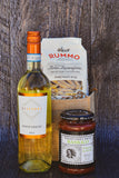 White Wine Pasta Gift Basket Bronze 2025