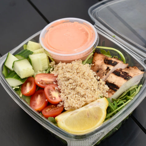 Lemon Chicken Arugula Salad