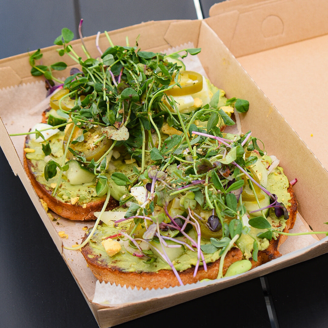 Garden Za'atar Avocado Toast