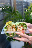 Buffalo Tofu Wrap