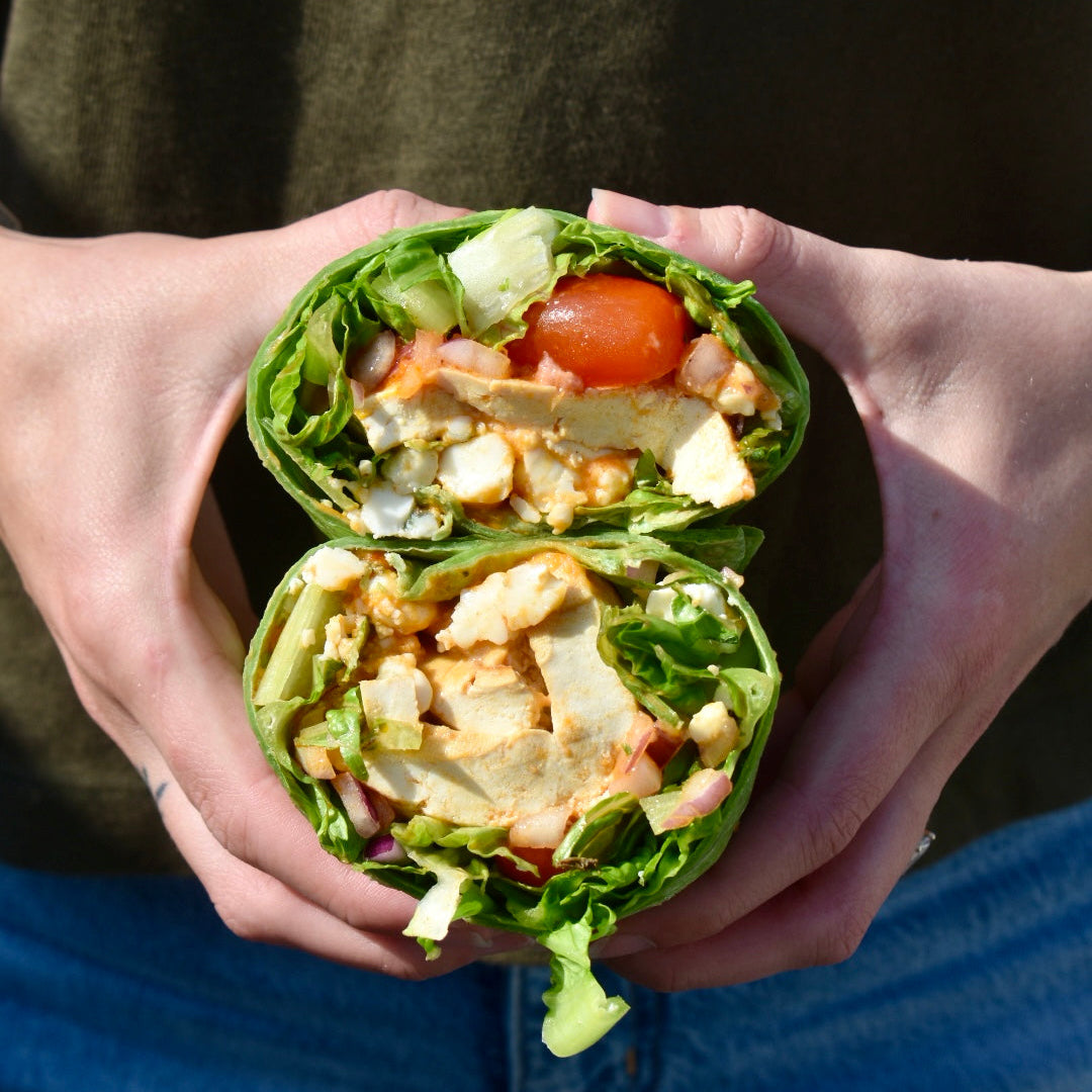 Buffalo Tofu Wrap