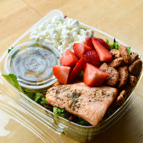 Strawberry Salmon Salad