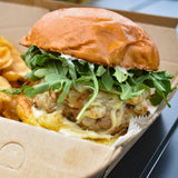 French Onion Turkey Burger