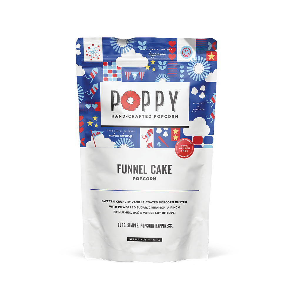 Poppy Funnel Cake Popcorn