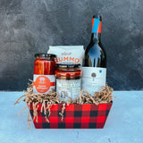 Red Wine & Pasta Silver Gift Basket