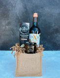 Red Wine Bronze Gift Basket