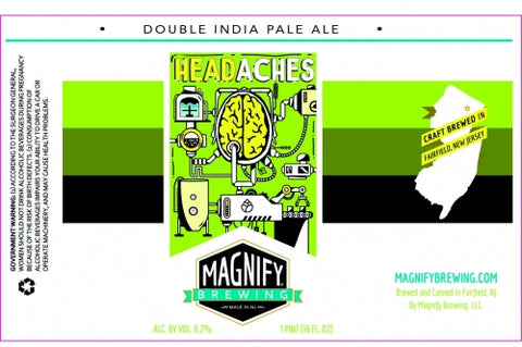Magnify Brewing Headaches IPA 4pk