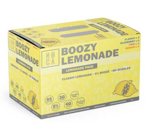 No Ca Boozy Lemonade 12pk